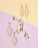 Large Magic Gloss Hoop Earrings