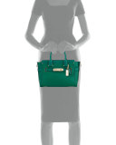Swagger 27 Leather Satchel Bag, Forrest
