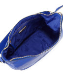 Harper Leather Zip Hobo Bag, Macaw
