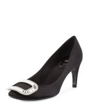 Belle De Nuit Pump w/Swarovski® Crystal Buckle