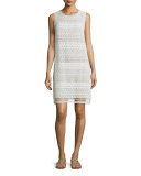 Pearl Goddess Crochet Coverup Dress
