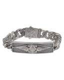 Men's Sterling Silver ID Bracelet