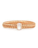 Primavera 18K Rose Gold Mother-of-Pearl & Diamond Station Bracelet