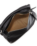 Puzzle Satchel Bag, Black