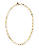 Mini Mara 36"L Necklace, Light Horn