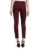 The Ankle Skinny Jeans, Cranberry