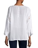 Sunshine Lace Georgette Top, White