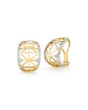 Liberté Diamond Huggie Hoop Earrings
