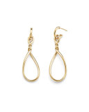 Continuance Twisted 18K Gold Teardrop Earrings