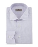 Modern Fit Graph Check Dress Shirt, Pink