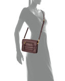 Madison Medium Shoulder Bag, Rubino