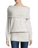 Femie Oversized Cowl-Neck Tunic Sweater
