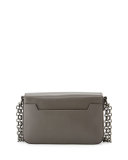 Natalia Medium Chain Crossbody Bag, Graphite 