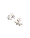 Pearl & Diamond Jacket Earrings