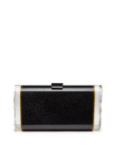 Lara Empire Geometric Clutch Bag, Obsidian Multi
