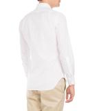 Classic Poplin Shirt with Striped-Placket