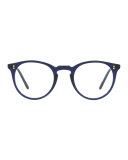 O'Malley Round Optical Frames, Blue