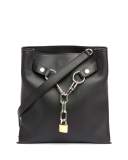Attica Chain Crossbody Bag, Black