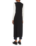 Torina Sl Refine Sleeveless Cardigan, Black