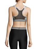 Graphic Elastic Low-Impact Sports Bra, Madonna Multicolor