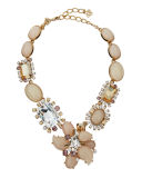 Bold Multi-Crystal Statement Necklace