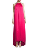 Beaded Halter Maxi Dress