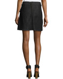 Le Mini A-Line Broome Street Skirt, Black