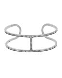 Delicate Pave Maritime Open Cuff