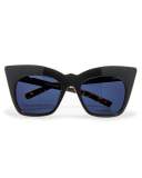 Kohl and Kaftans Cat-Eye Sunglasses, Black