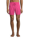 Moorea Solid Swim Trunks, Pink