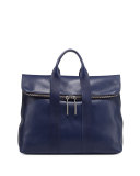 31-Hour Fold-Over Tote Bag, Navy