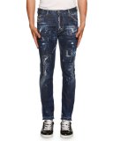 Cool Guy American Pie Jeans, Blue
