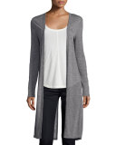 Giselle Long Asymmetric Cutaway Hem Cardigan