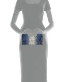 Gotham Python Clutch Bag