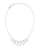 Diamond Open Teardrop Chain Necklace, 20"