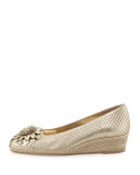 Mae Perforated Demi-Wedge Pump, Yute