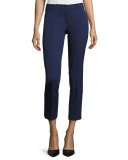 Five-Pocket Straight-Leg Pants, Inidgo