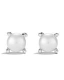 Pearl Earrings with Diamonds