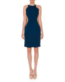 Sleeveless Miracle Illusion Dress, Blue