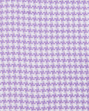 Classic-Fit Pinwheel-Check Dress Shirt, Purple