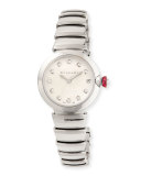 33mm LVCEA Watch with Diamonds, Steel