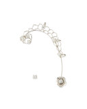 Next Classic Diamond Stud & Ear Cuff Set