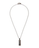 The Other Half 18K Black Gold Necklace with Blue Sapphires