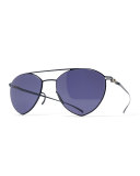 Esse Angular Aviator Sunglasses, Blue