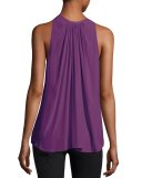 Piper Sleeveless Keyhole Top, Radiant Orchid