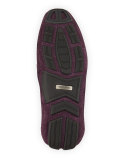Woven & Perforated Suede Tassel Driver