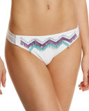 Birds-Of-A-Feather Swim Bottom, White