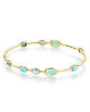 18k Rock Candy® 9-Station Bangle in Waterfall