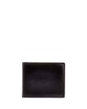 Calf Leather Bi-Fold Wallet, Black