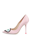Boss Lady Patent Leather Pump, Baby Pink